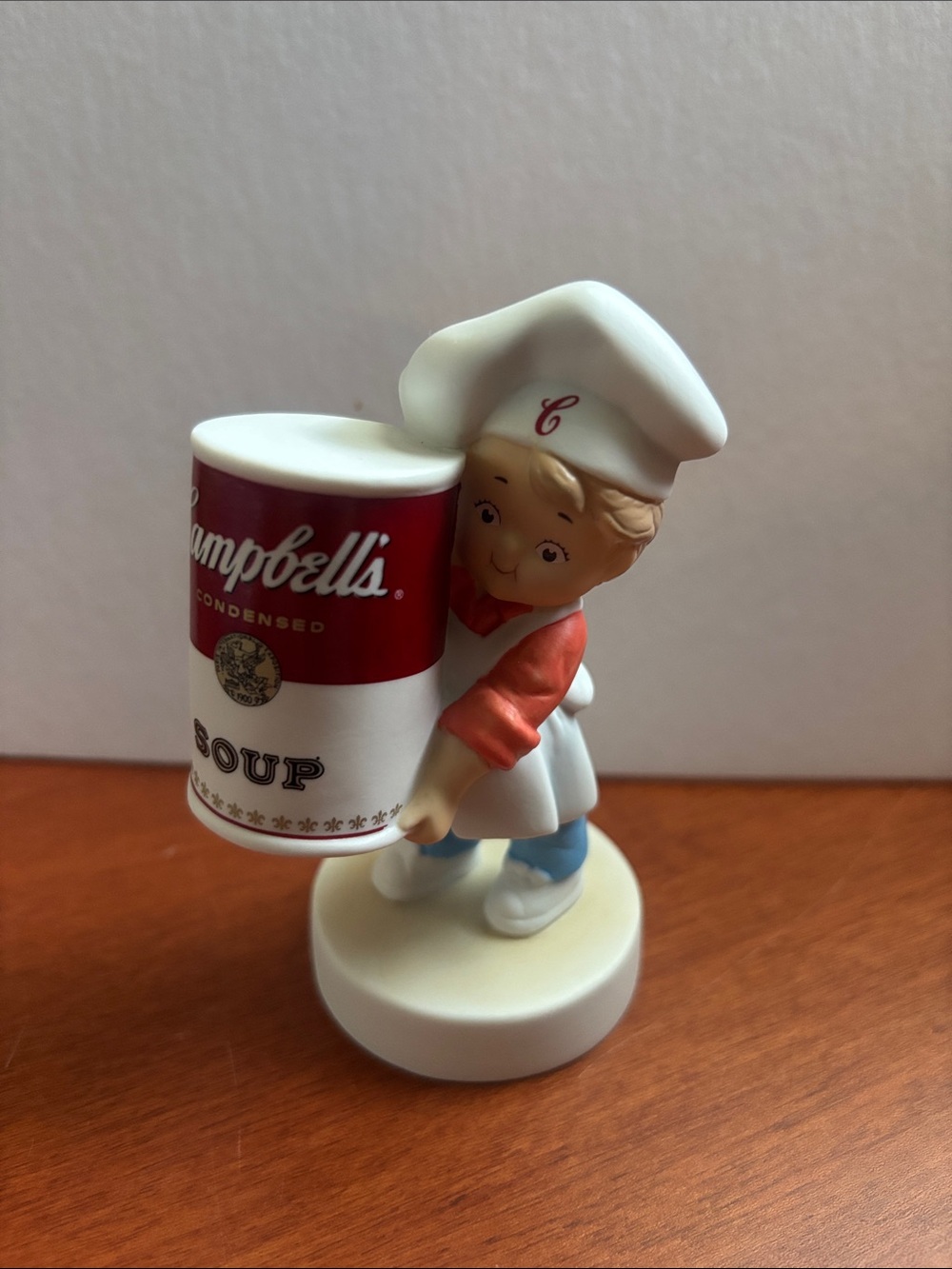 Campbell's Red & White Chef Figurine Decorative Accent